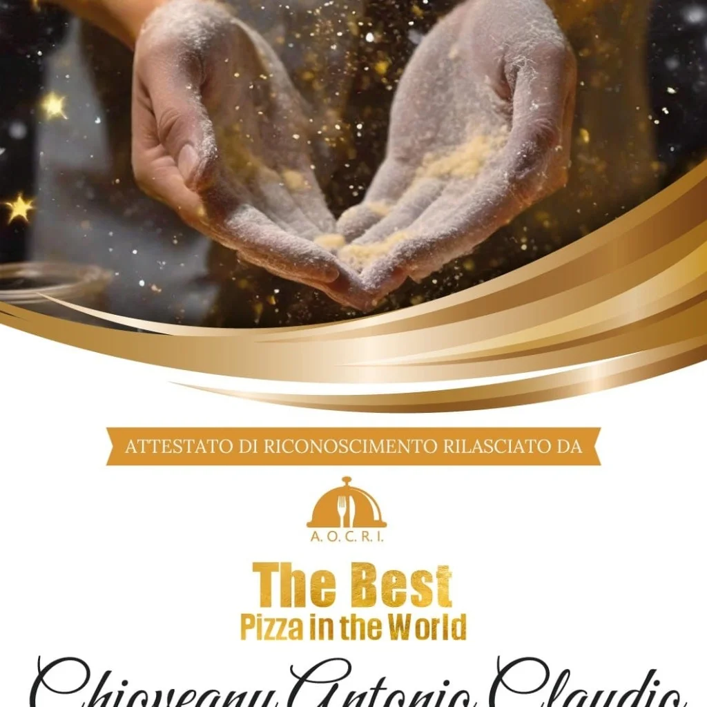 Locul 64 în clasamentul „The Best Pizza in the World” (Top 100) — Antonio Claudiu Chioveanu
