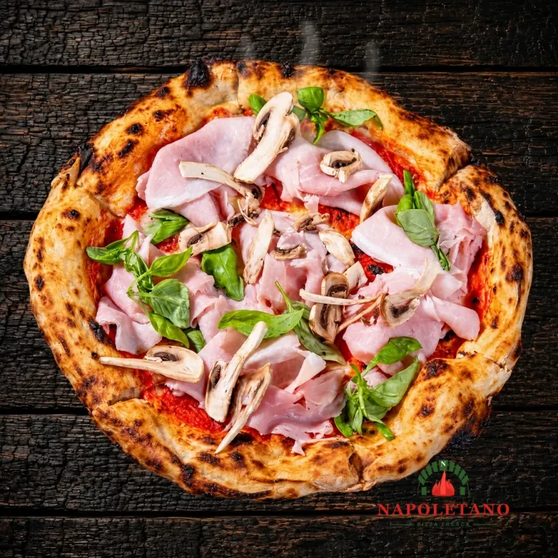 Prosciutto e Funghi — Napoletano Pizzeria Napoletană