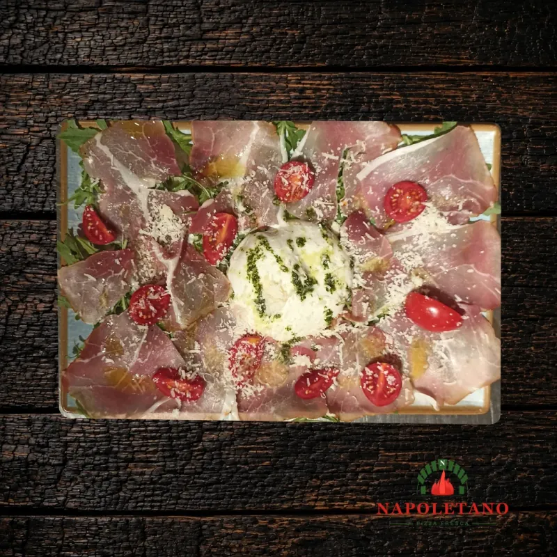 Crudo di Parma e Burrata
